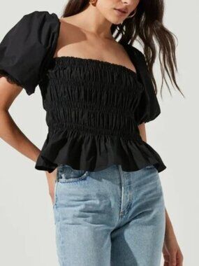 Madison the Label Smocked Top - new with tags